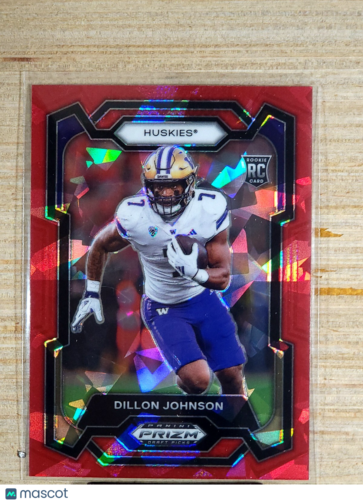 2024 Panini Prizm Draft Picks #173 Dillon Johnson Red Ice