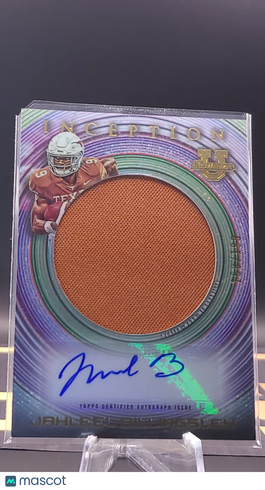2023 Bowman Inception U Jahleel Billingsley Jumbo Jersey Auto 168/199