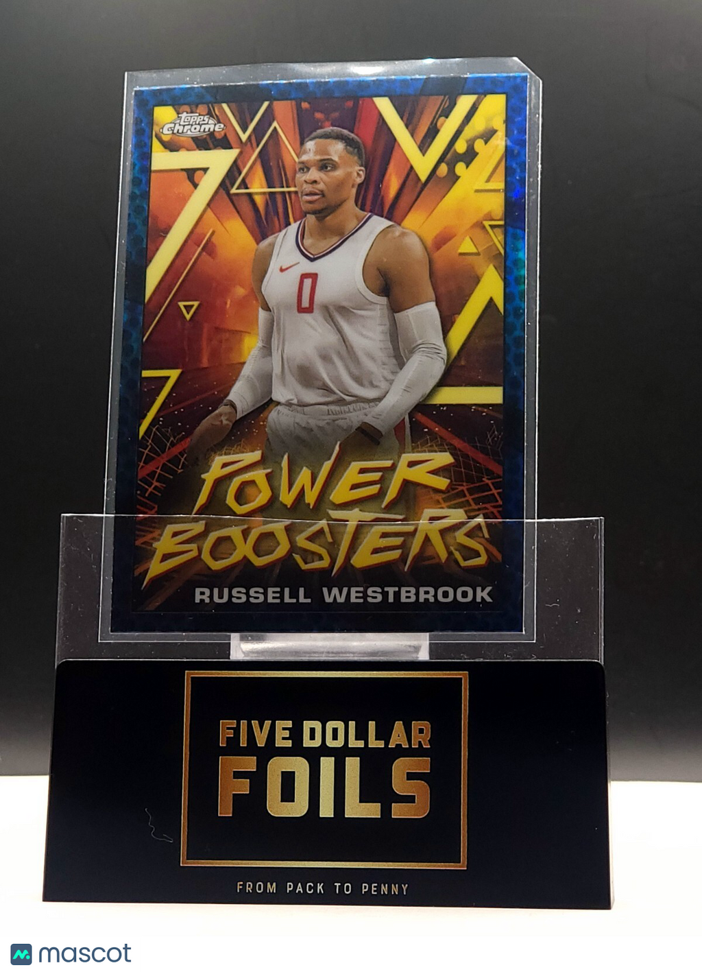 2023-24 Topps Chrome - Power Boosters #PB-8 Russell Westbrook Blue Basketball