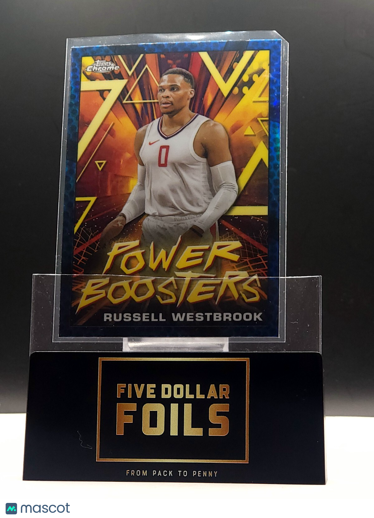 2023-24 Topps Chrome - Power Boosters #PB-8 Russell Westbrook Blue Basketball