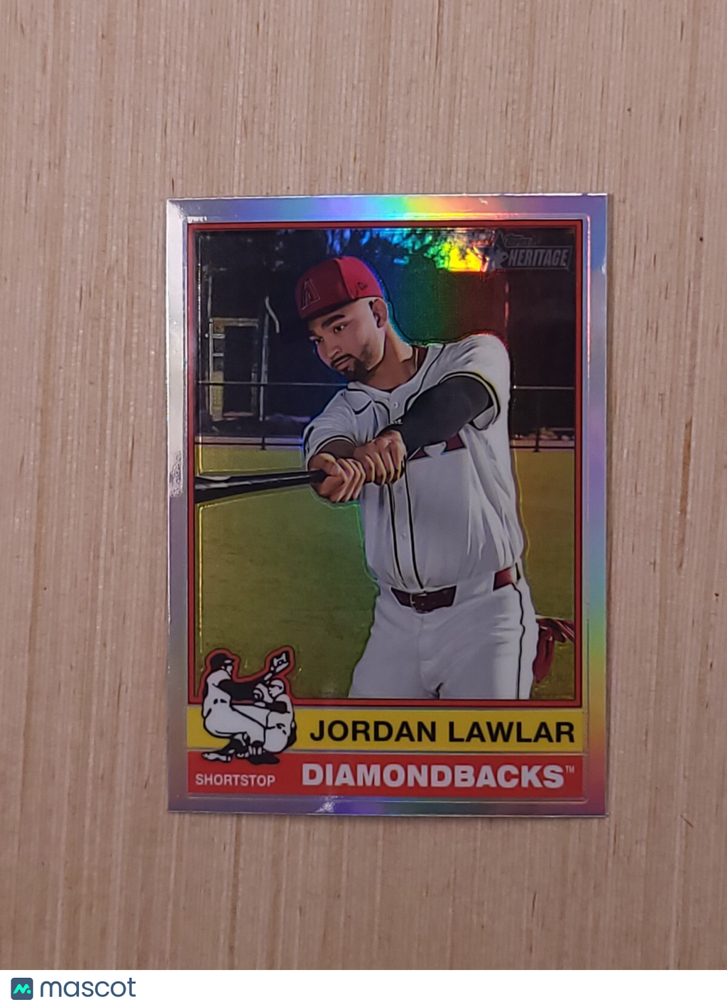 2025 Topps Heritage - Jordan Lawlar #26 Chrome Refractor