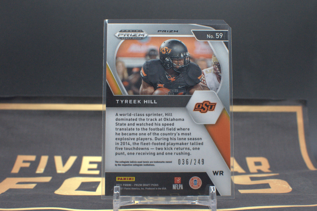 2021 Panini Prizm Draft Picks Tyreek Hill [Blue Wave] #59 *Free Shipping @ $10