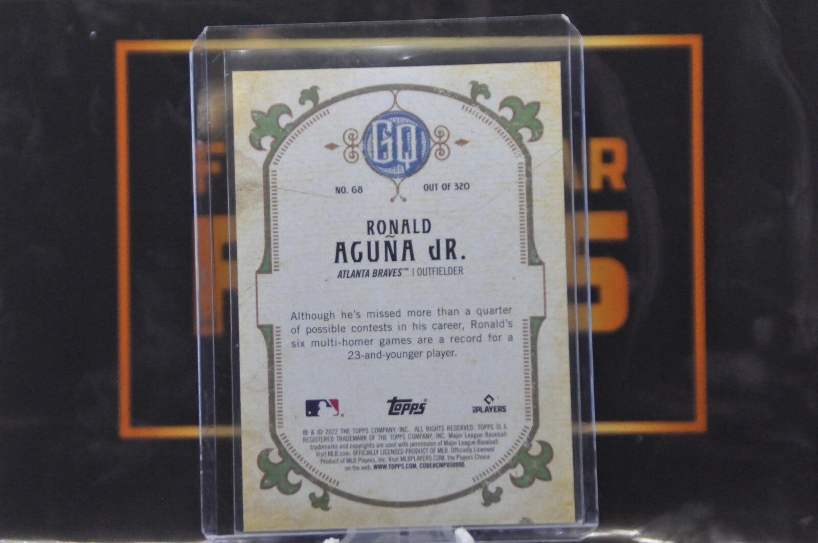 Ronald Acuna Jr. #68 (2022 Topps Gypsy Queen)