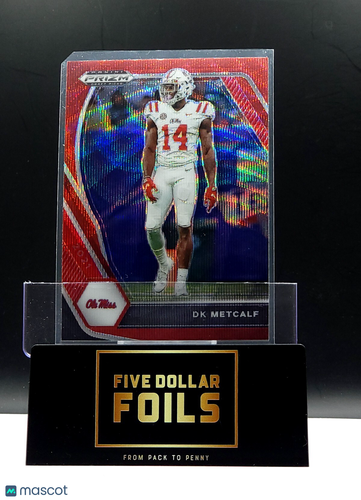 *Free Shipping @ $10* 2021 Panini Prizm Draft Picks #57 DK Metcalf Ruby Wave