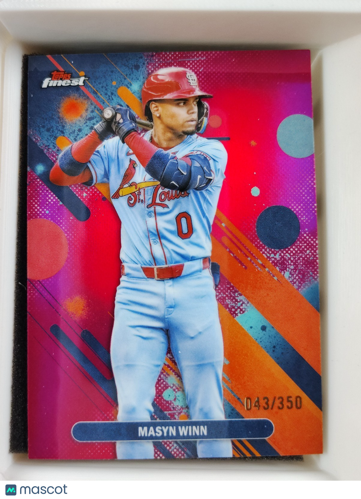 2025 Topps Finest - Common Masyn Winn #3 Magenta Refractor 043/350