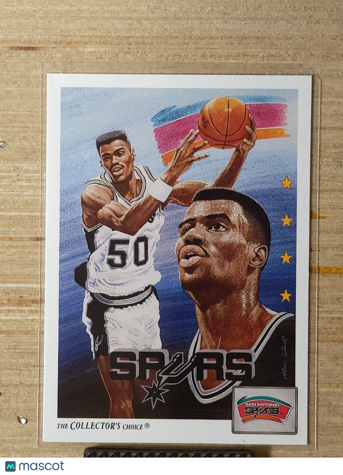 1991-92 Upper Deck - Team Checklist David Robinson #94