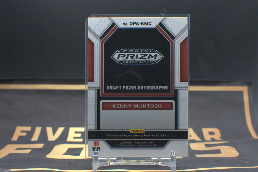 2023 Panini Prizm Draft Picks Kenny McIntosh #DPA-KMC **Free Shipping @ $10+