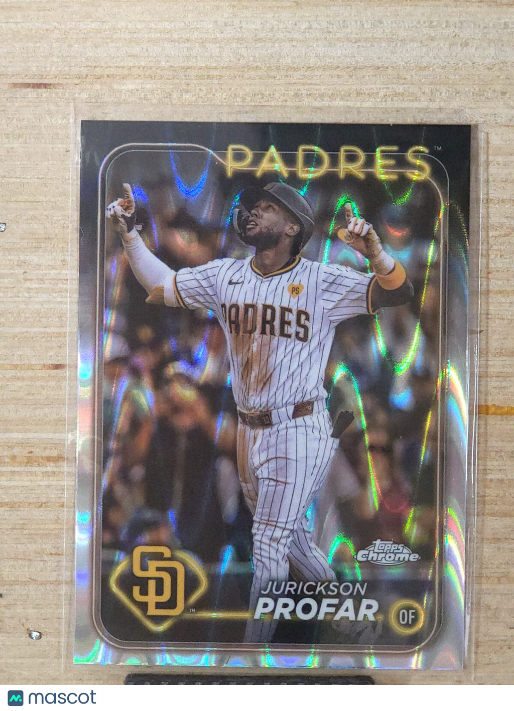 2024 Topps Chrome Update Series Raywave #USC180 Jurickson Profar