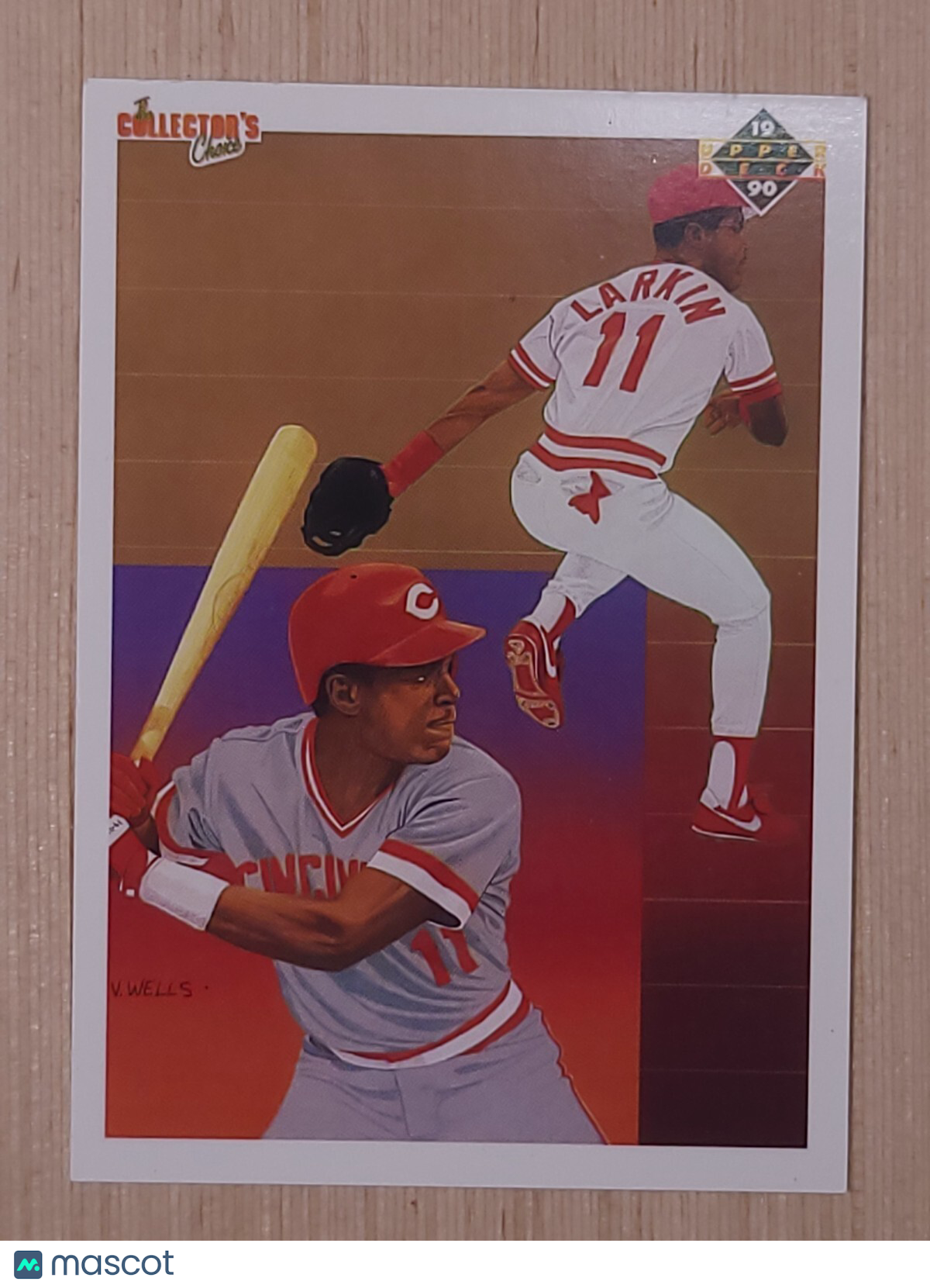 1990 Upper Deck - Team Checklist Barry Larkin #99