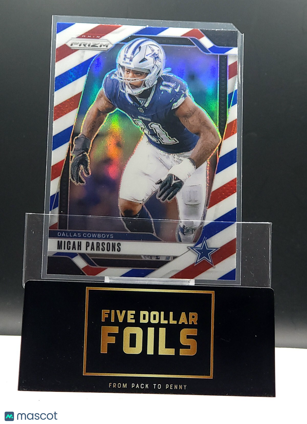 *Free Shipping @ $10* 2024 Panini Prizm #77 Micah Parsons Red White Blue
