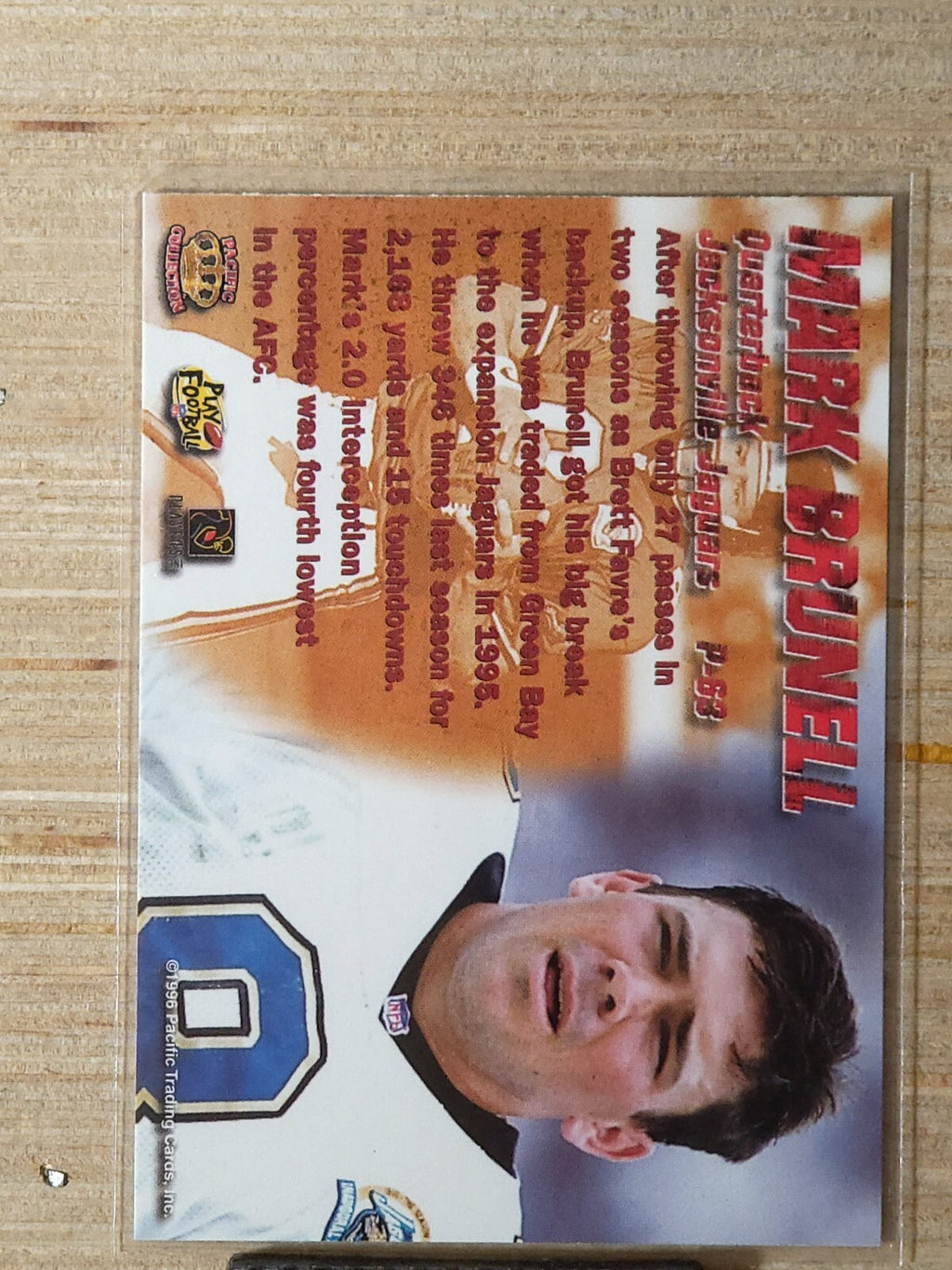 1996 Pacific Collection P-63 Mark Brunell