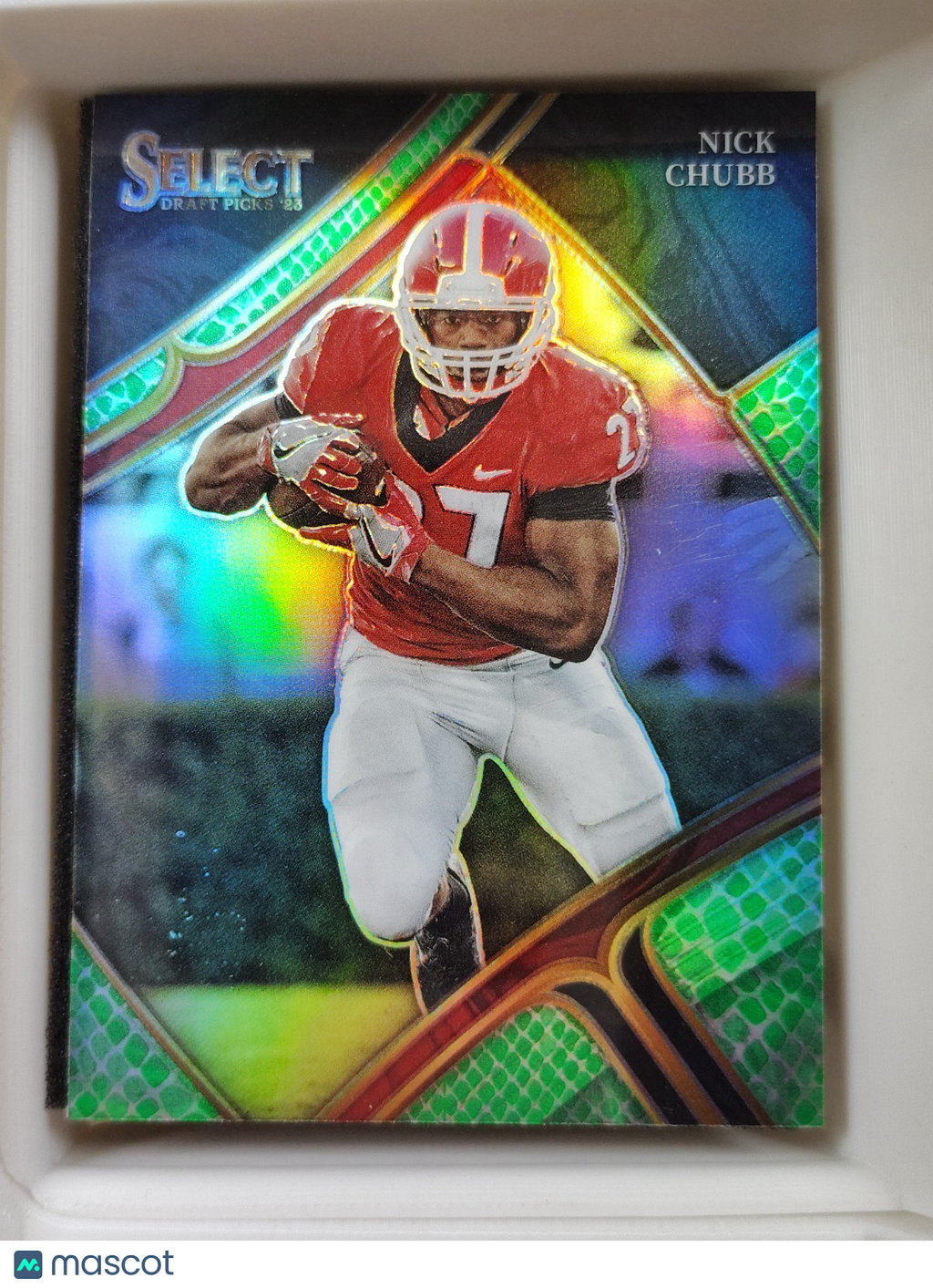 2023 Panini Select Draft Picks - Field Level Nick Chubb #145 Dragon Scale Prizm