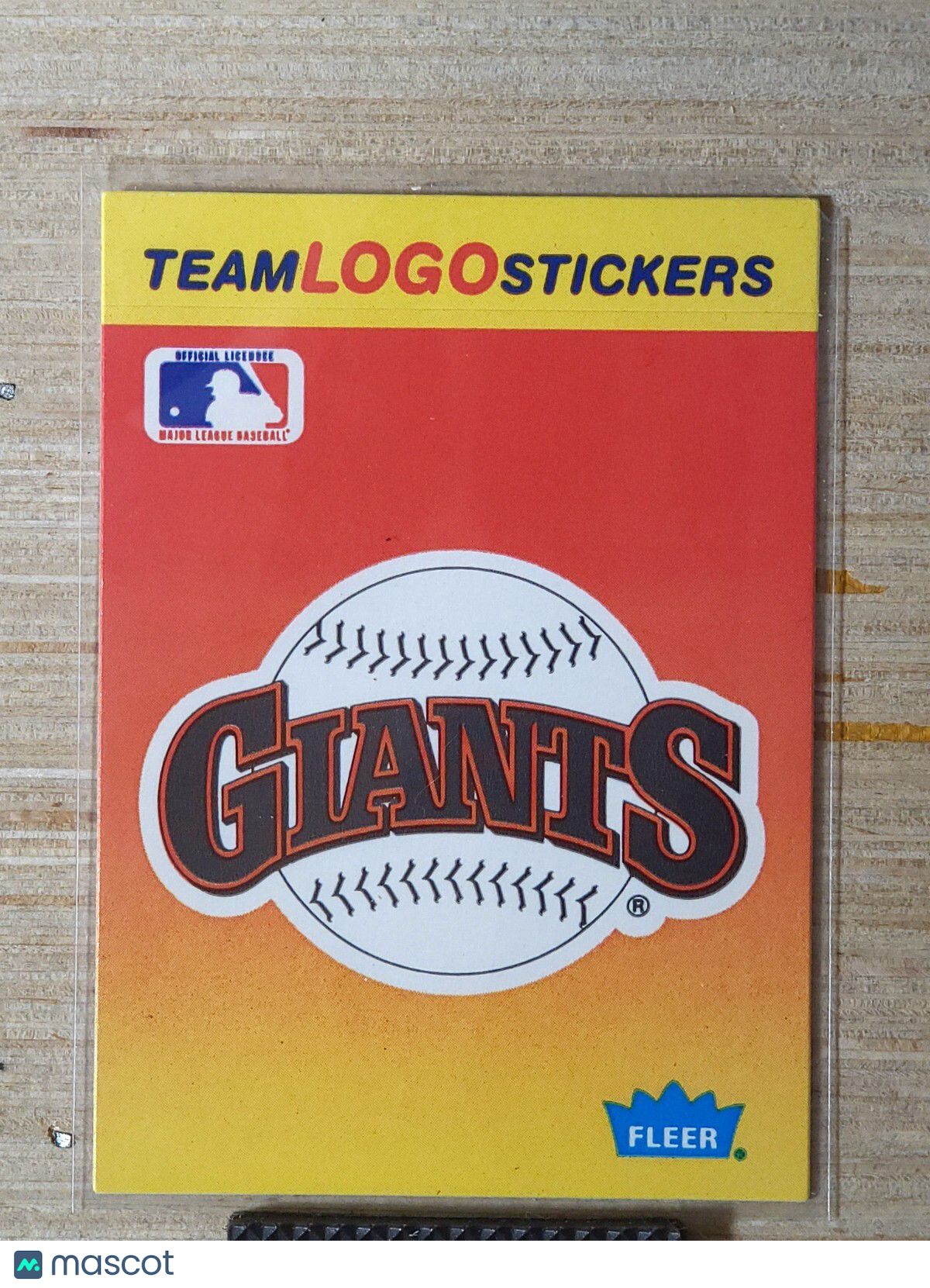 1991 Fleer - Team Logo Stickers San Francisco Giants