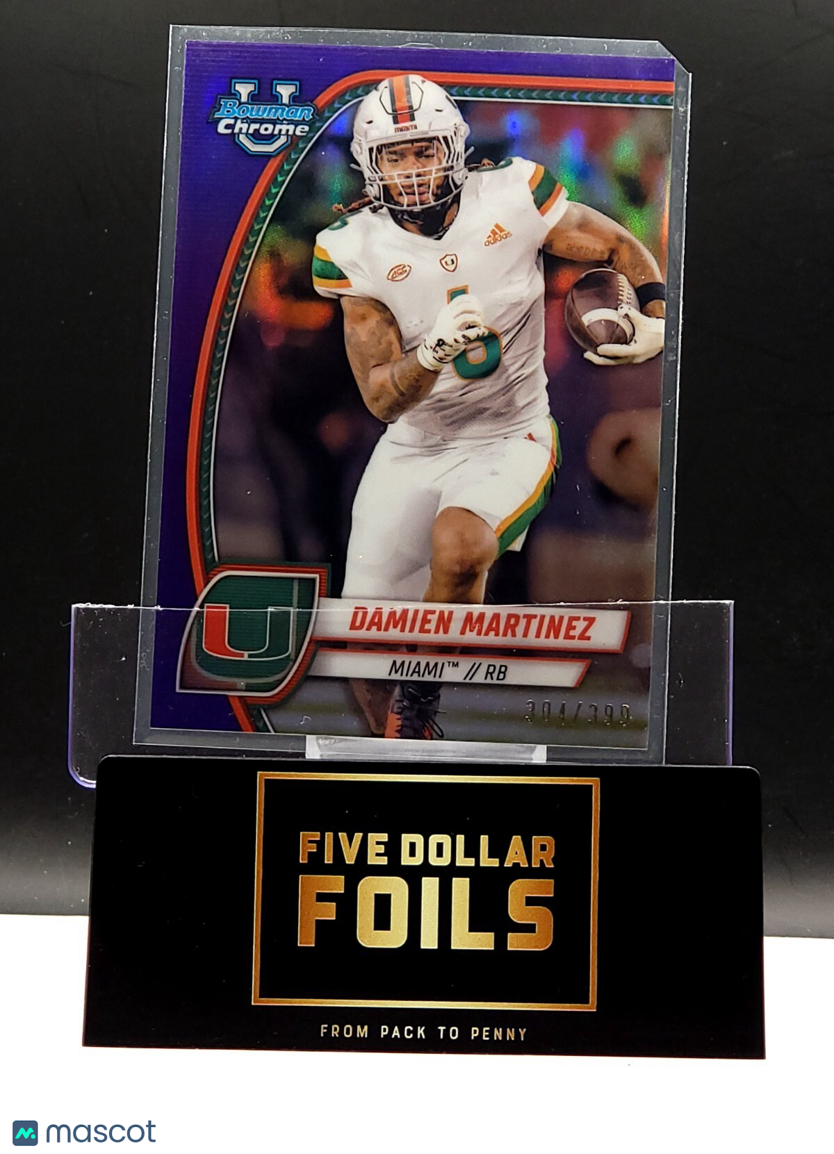 2024 Bowman University Chrome - #49 Damien Martinez Purple 304/399