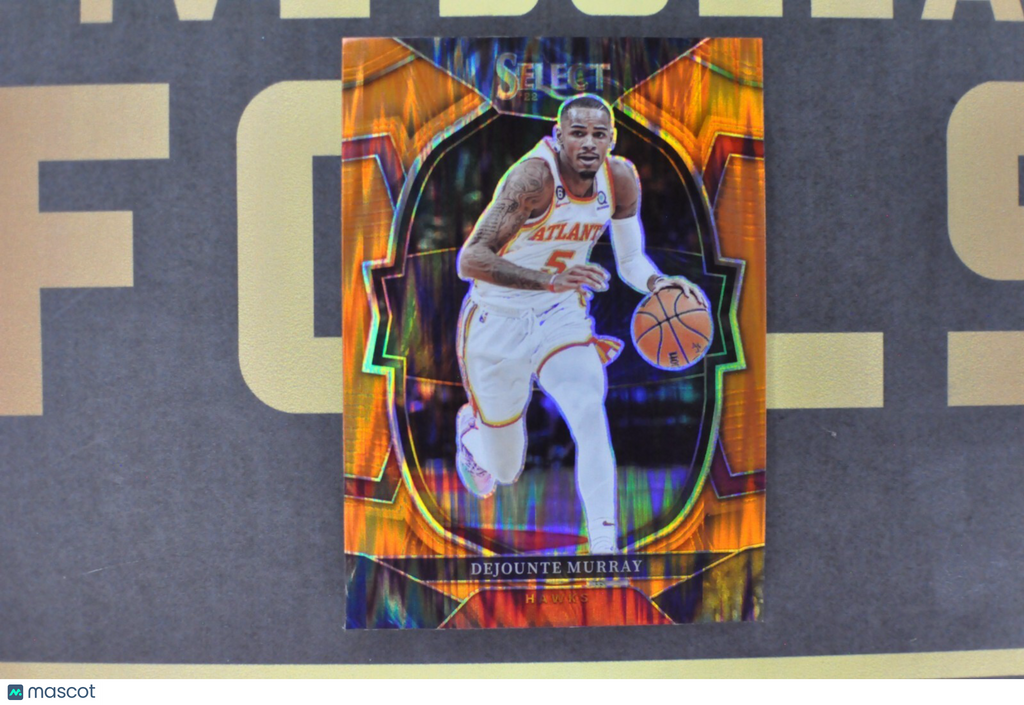 Dejounte Murray [Orange Flash] #2 (2022 Panini Select)