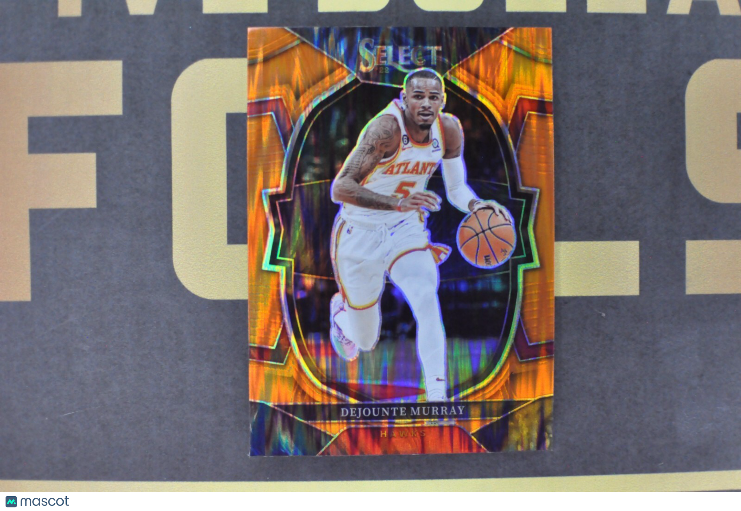 Dejounte Murray [Orange Flash] #2 (2022 Panini Select)