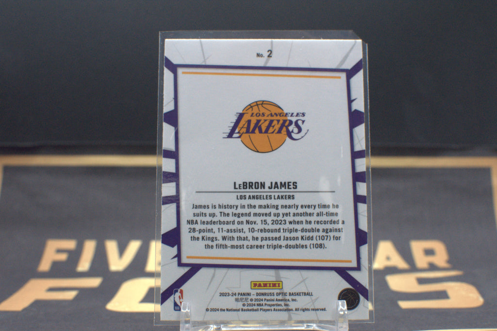 2023 Donruss Optic My House: LeBron James [Purple] #2 **Free Shipping @ $10+**