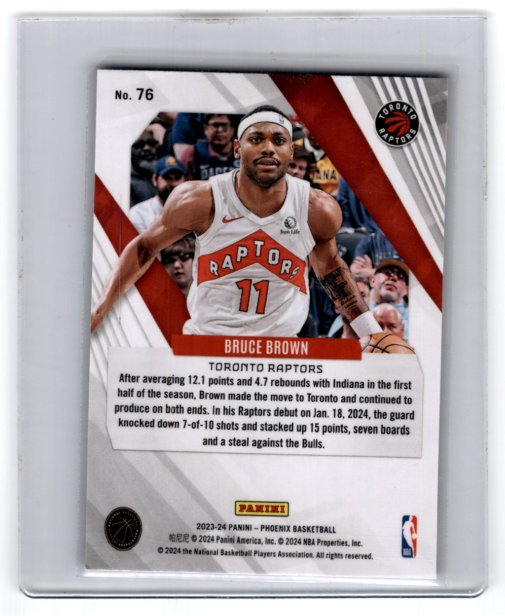 2023 Panini Phoenix Bruce Brown #76 **Free Shipping @ $10+**