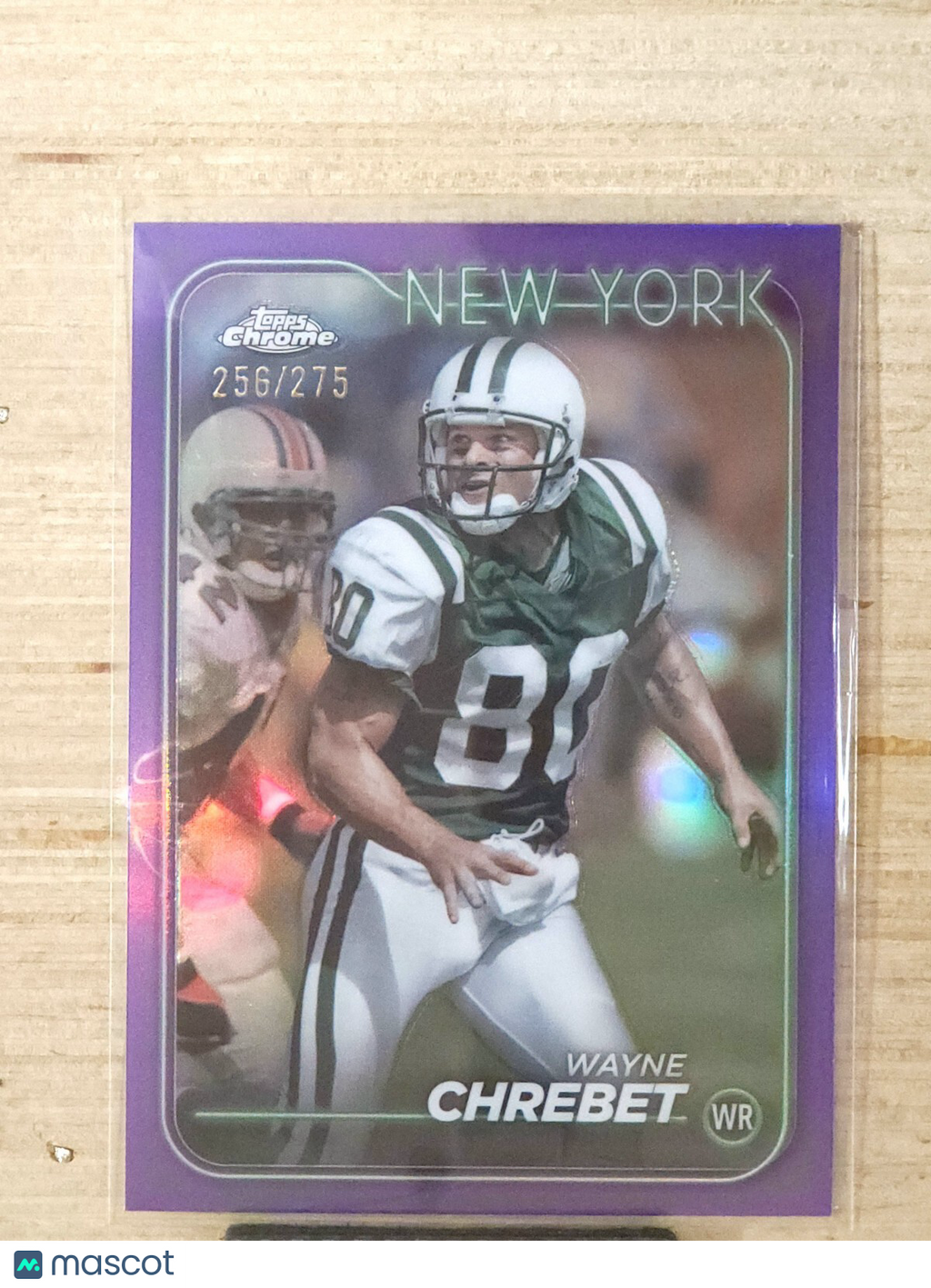 2024 Topps Chrome Football #149 Wayne Cherbet Purple 256/275