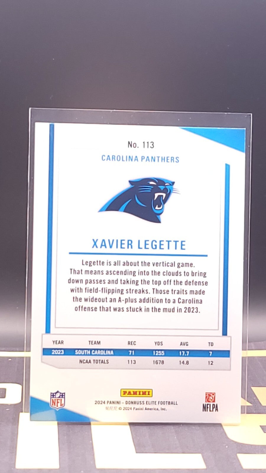 *Free Shipping @ $10+ XAVIER LEGETTE 2024 Donruss Elite 570/875 ASPIRATIONS #113