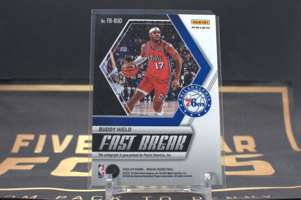 2023-24 Panini Mosaic Fast Break Autographs Buddy Hield #FB-BUD