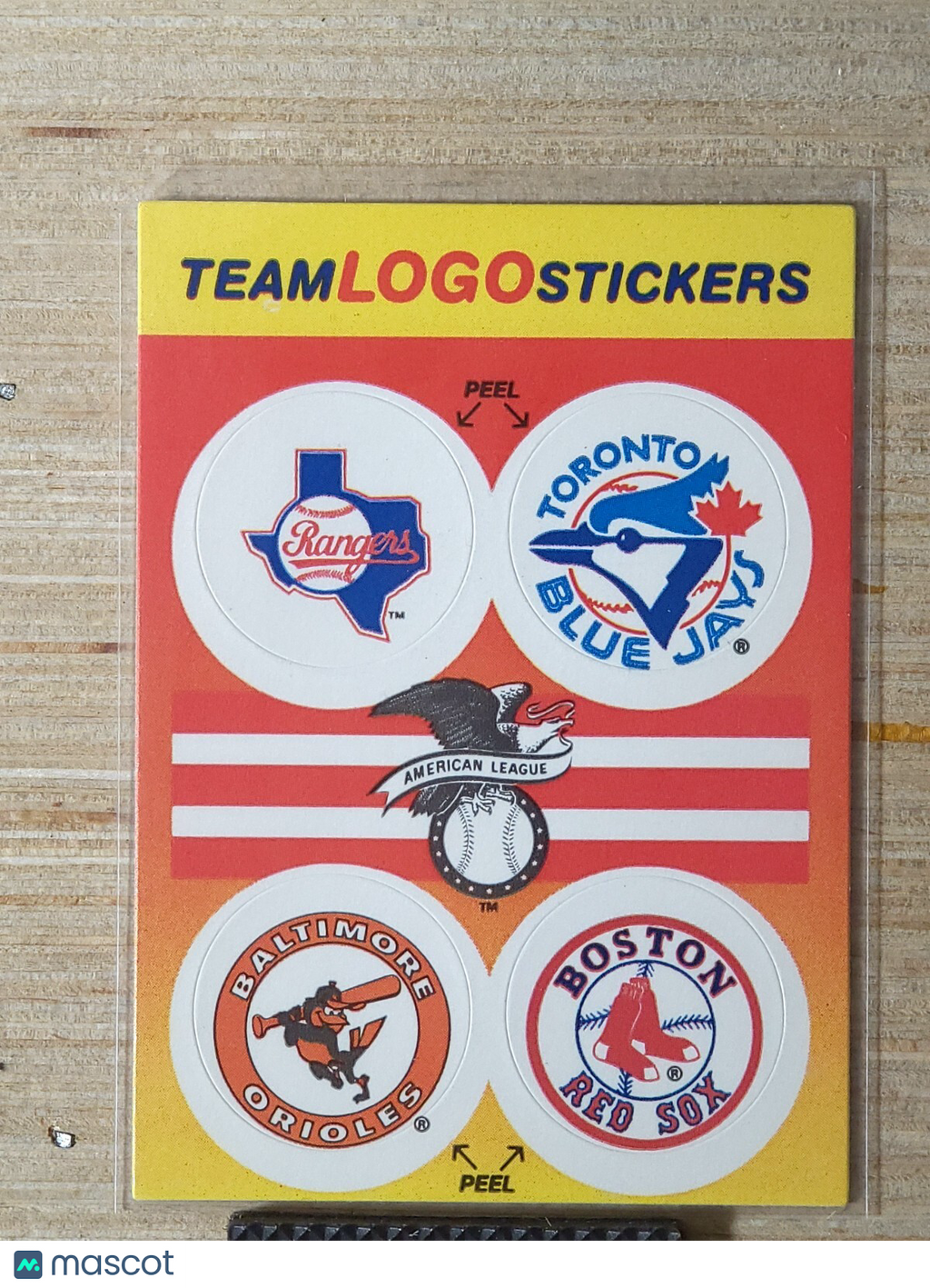1991 Fleer - Team Logo Stickers American League East