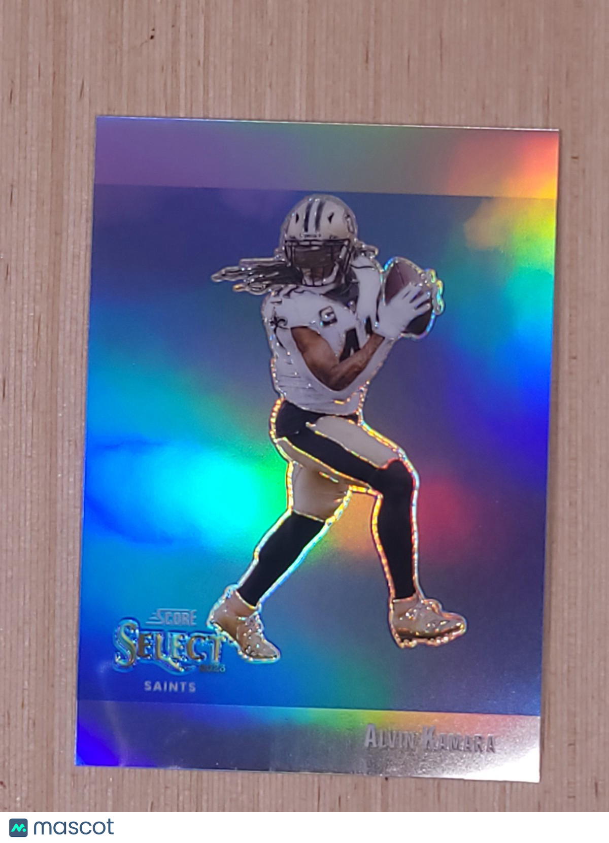 2023 Panini Select - Score Select Throwback Alvin Kamara #STW-AKA Silver Prizm