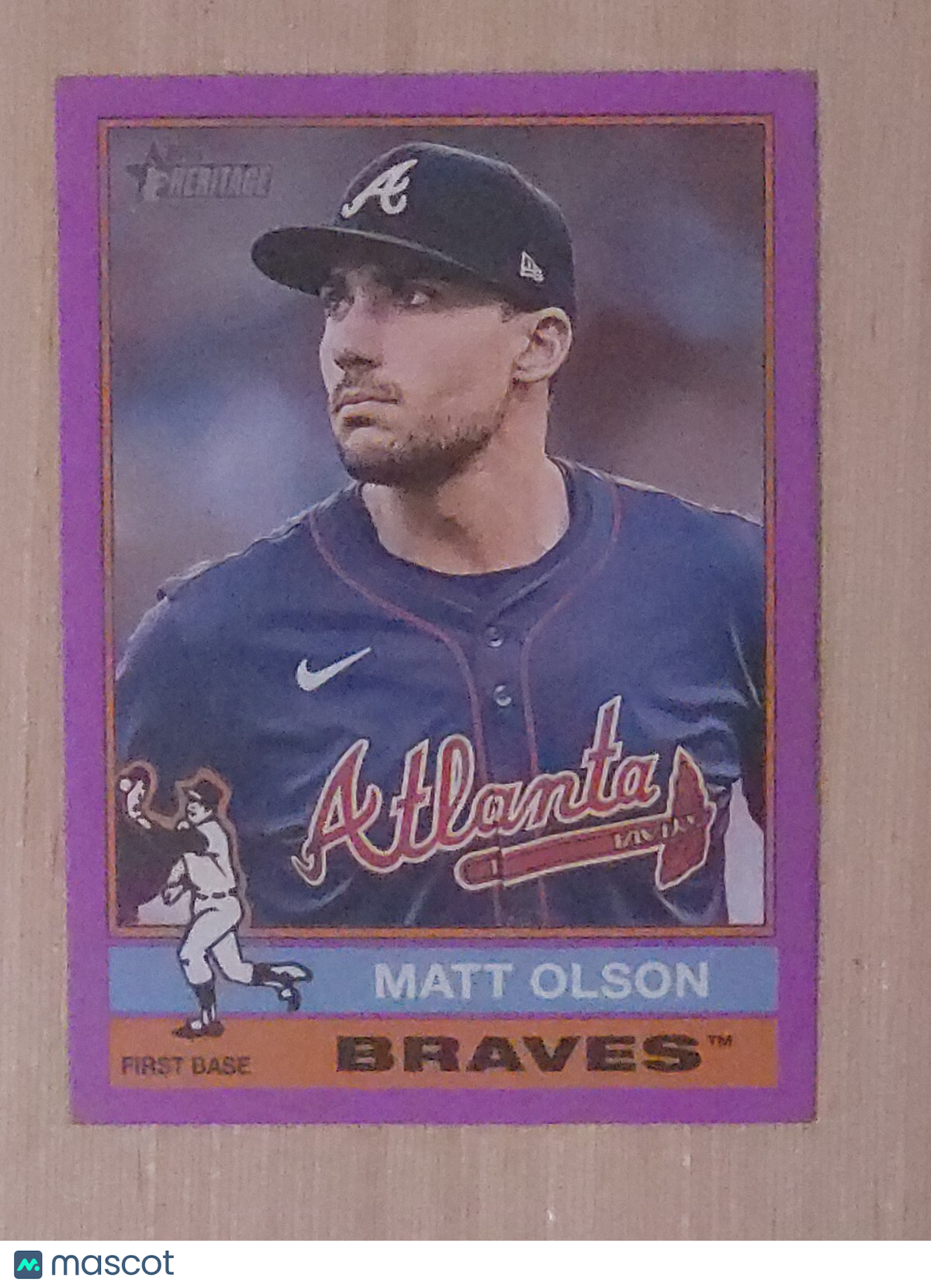 2025 Topps Heritage - Matt Olson #102 Pink Border