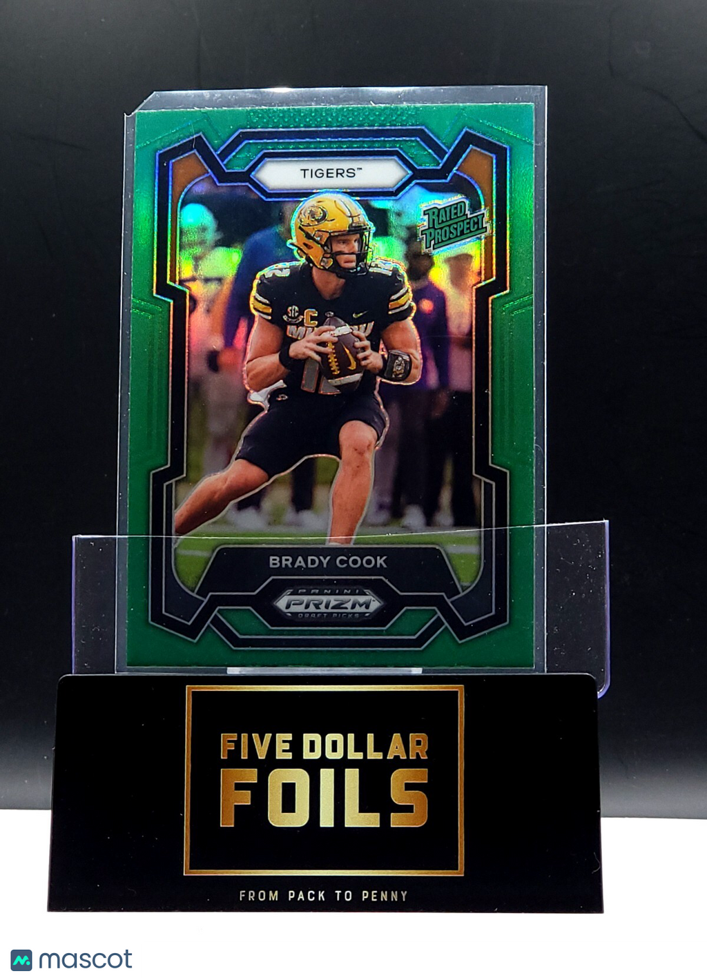 *Free Shipping @ $10* 2024 Panini Prizm Draft Picks #187 Brady Cook Green