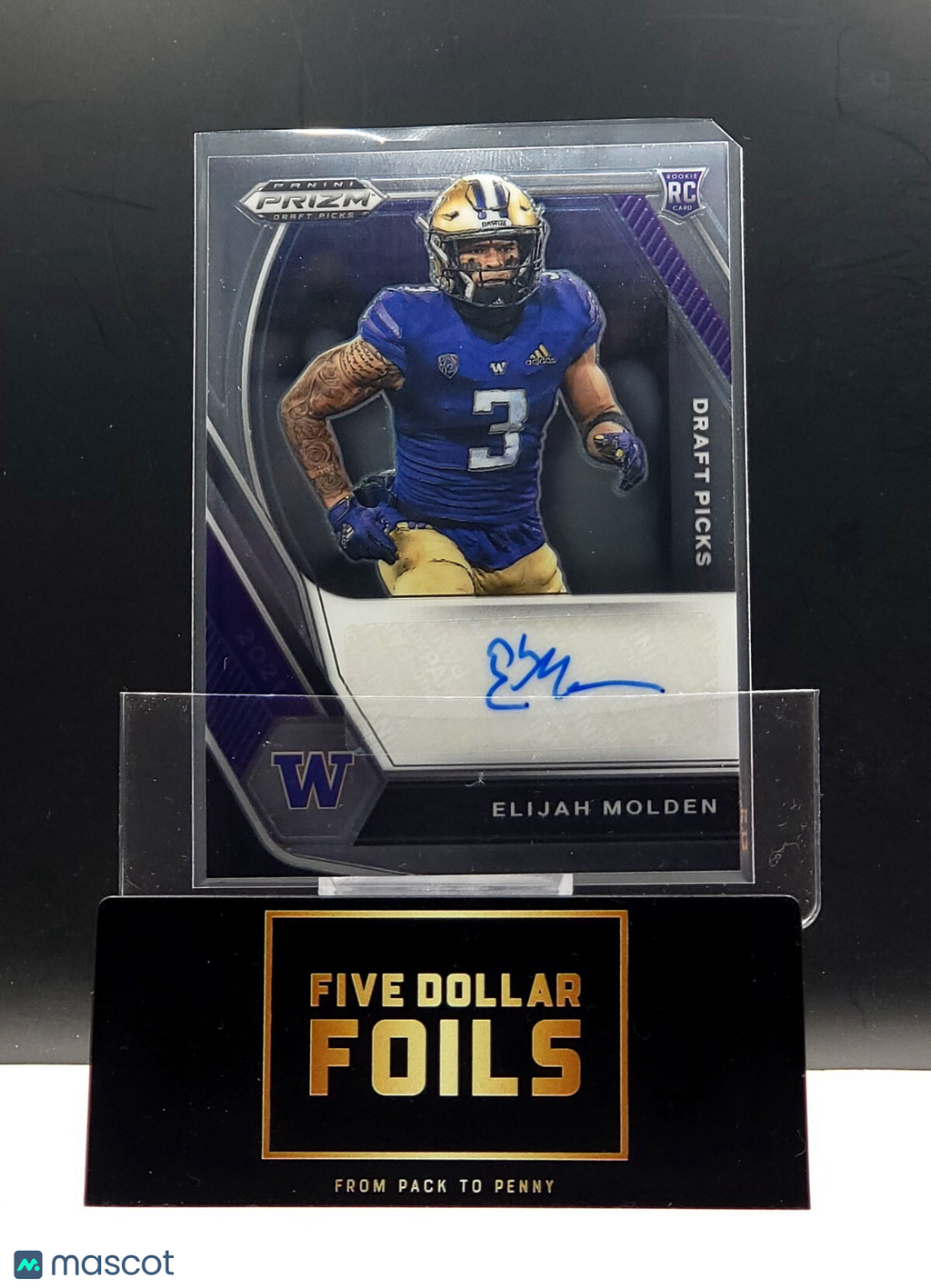 2021 Panini Prizm Draft Picks Auto #DPA-ELI Elijah Molden