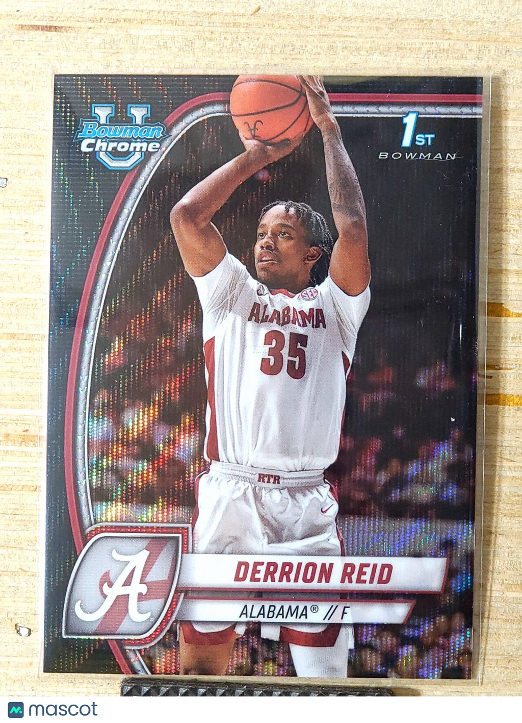 2024-25 Bowman U Chrome Derrion Reid #20 Black Wave