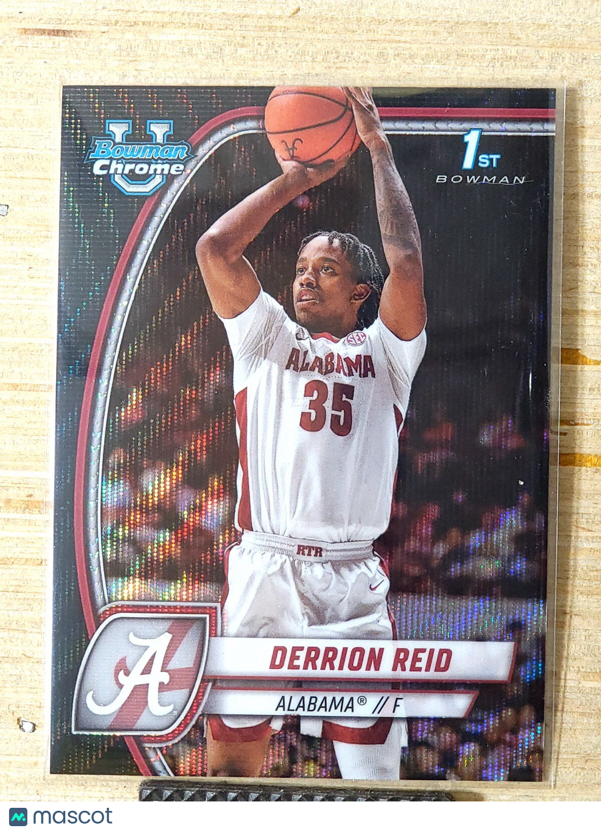 2024-25 Bowman U Chrome Derrion Reid #20 Black Wave