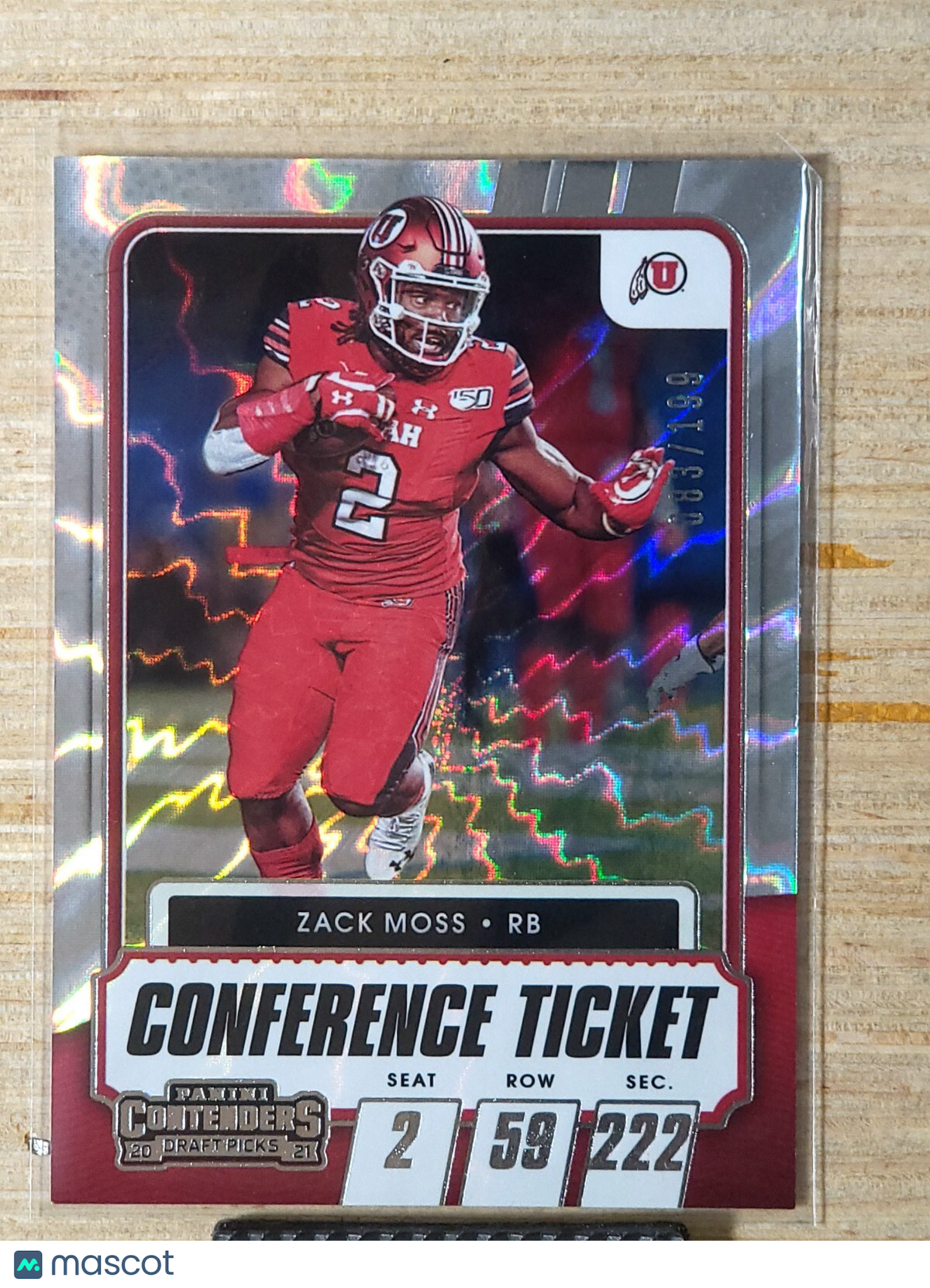 2021 Panini Contenders Draft Picks - #69 Zack Moss /199
