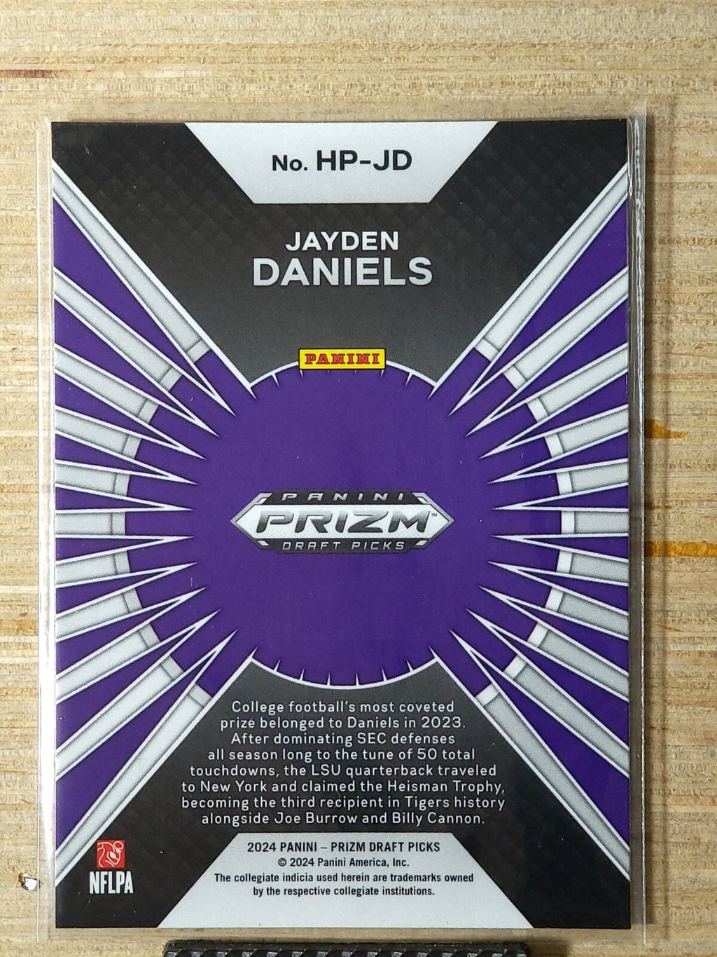 2024 Panini Prizm Draft Picks - Hype #HP-JD Jayden Daniels