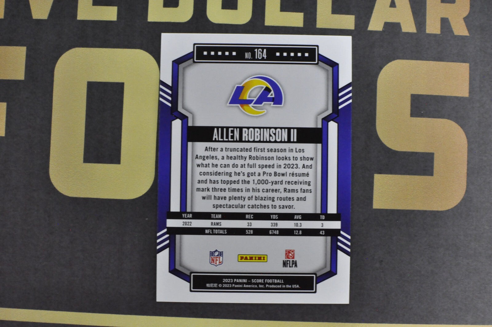 Allen Robinson II [Ellipse] #164 (2023 Panini Score) 119/199