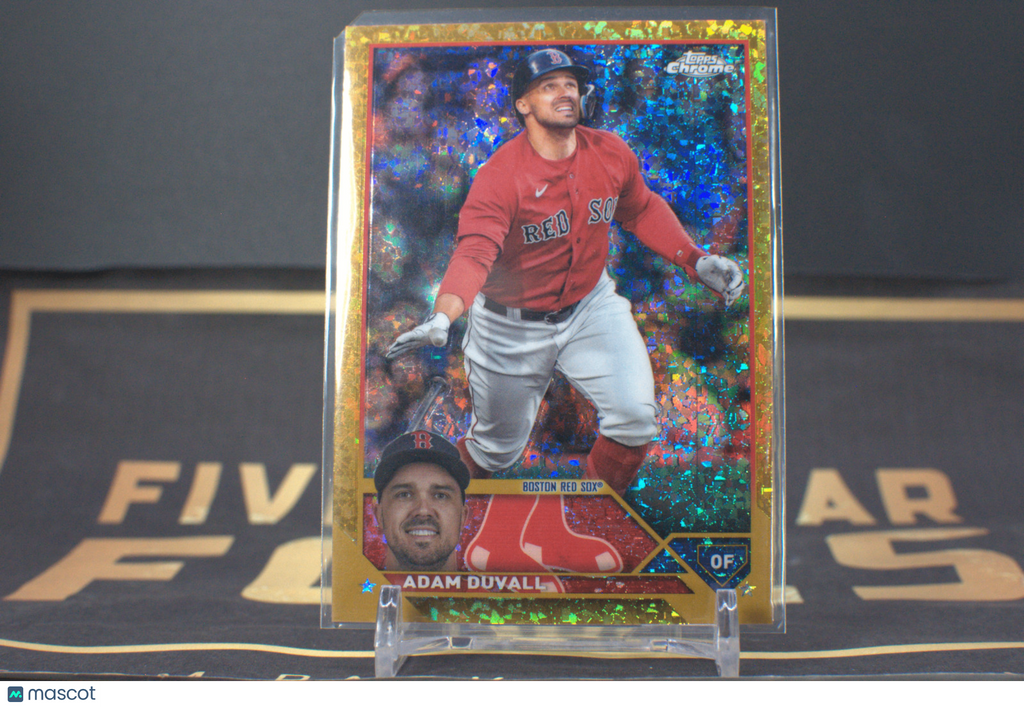 2023 Topps Chrome Update Adam Duvall [Gold Speckle] #USC92 43/50 **Free Shipping