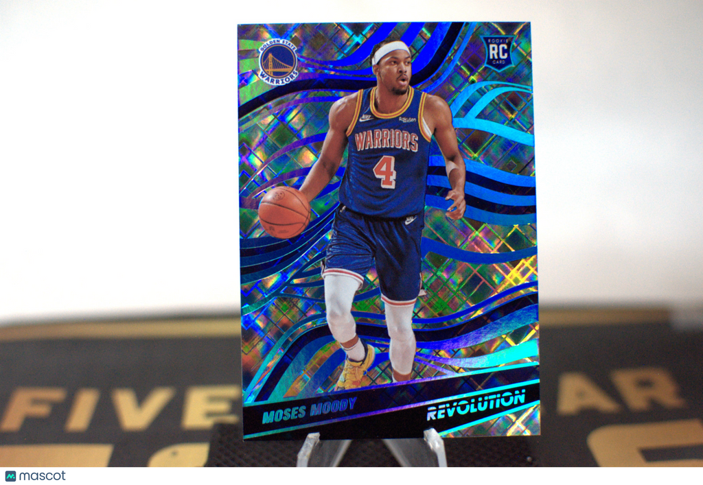 2021 Panini Revolution: Moses Moody [Cosmic] #104