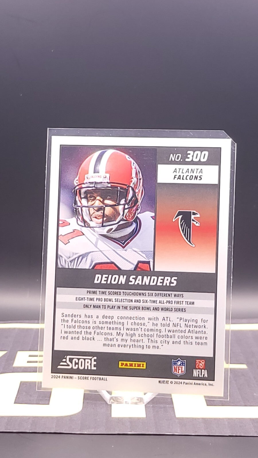 *Free Shipping @ $10+* 2024 Score Deion Sanders [Scorecard] #300