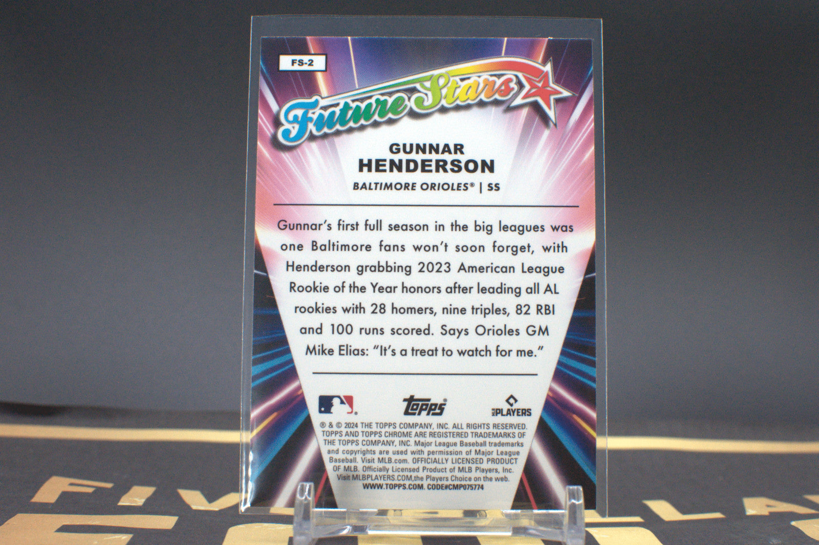2024 Topps Chrome - Future Stars #FS-2 Gunnar Henderson **Free Shipping @ $10+**
