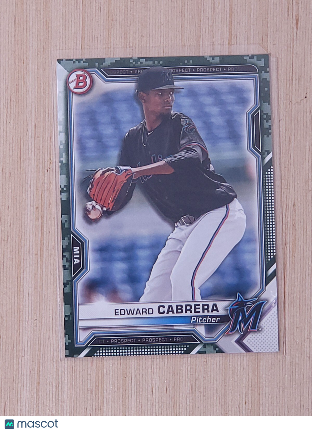 2021 Bowman - Prospects Edward Cabrera #BP-141 Camo
