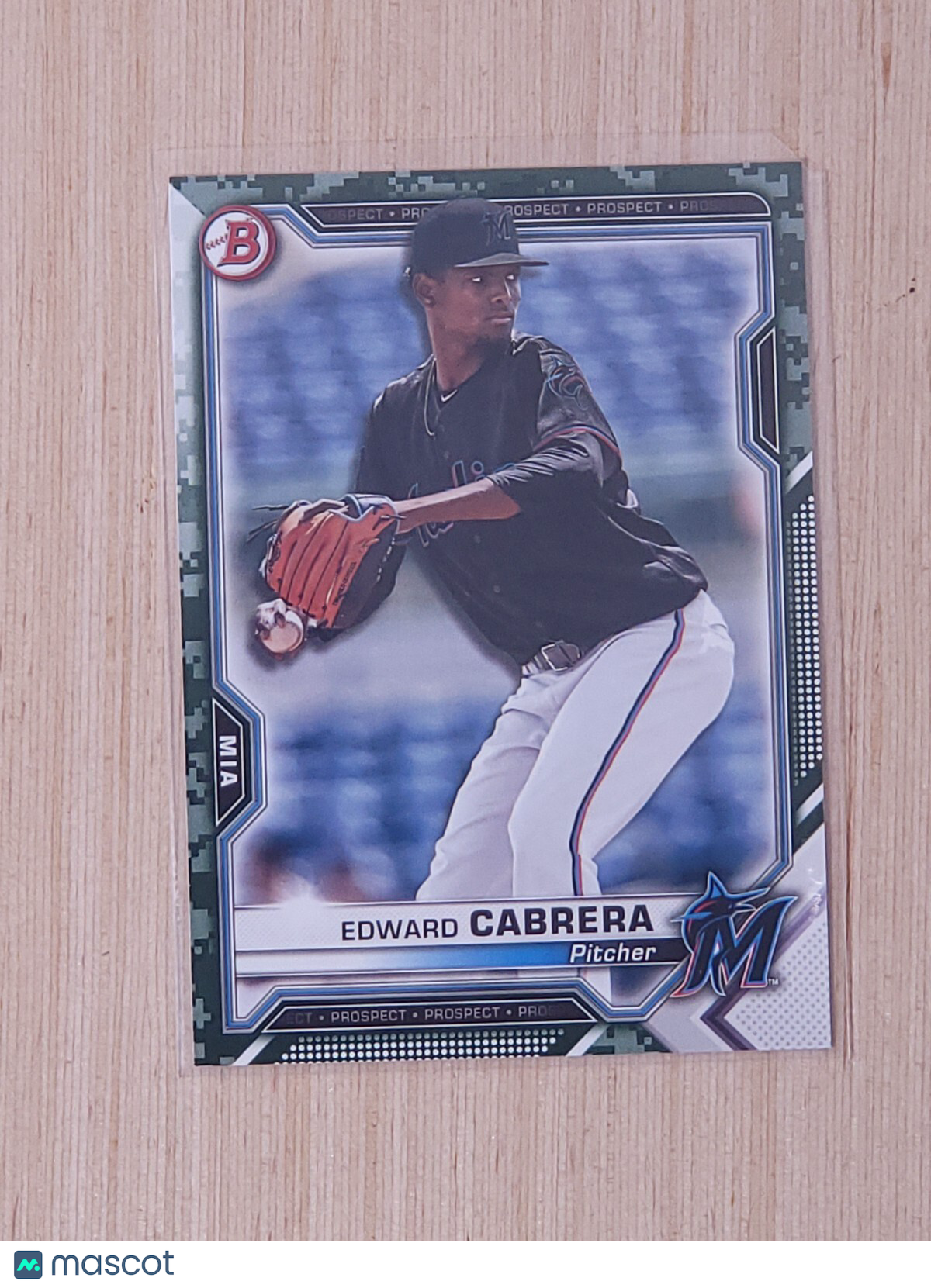 2021 Bowman - Prospects Edward Cabrera #BP-141 Camo