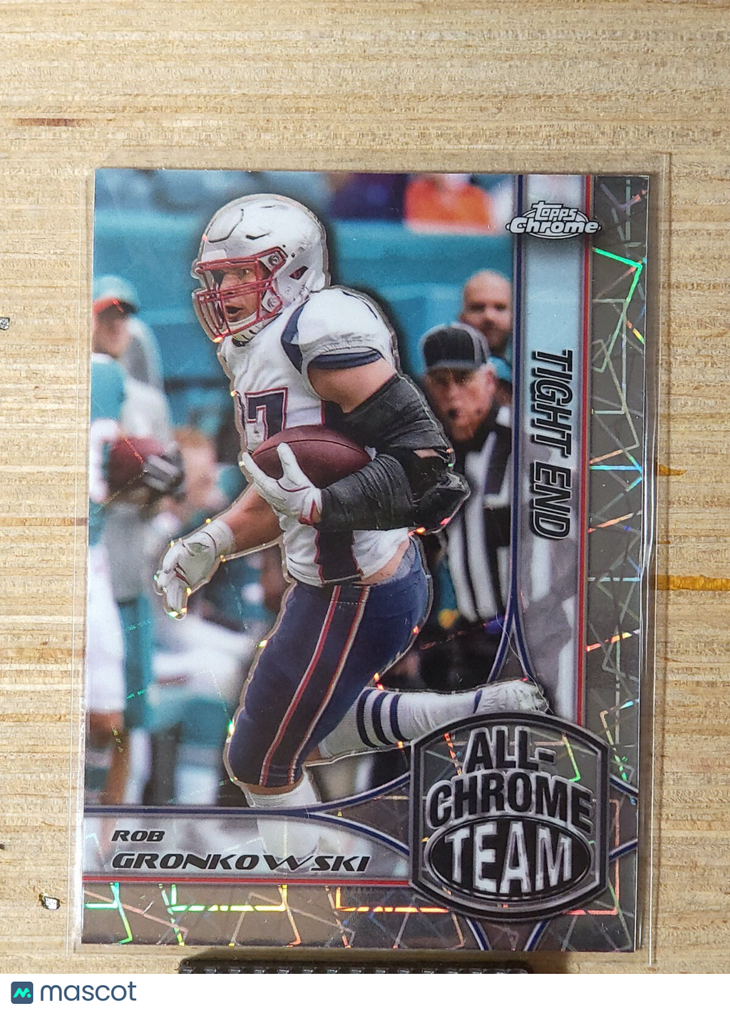 2024 Topps Chrome Football All Chrome Team Lazer Rob Gronkowski ACT-6