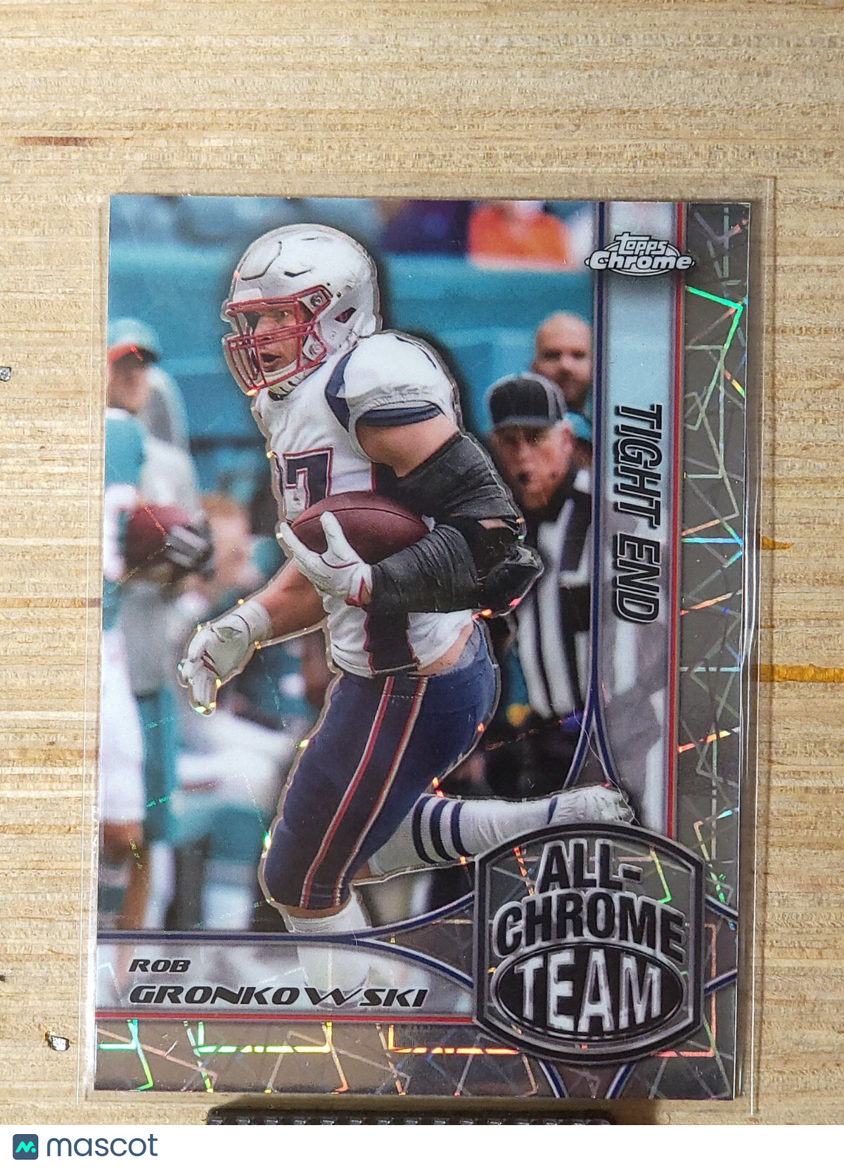 2024 Topps Chrome Football All Chrome Team Lazer Rob Gronkowski ACT-6