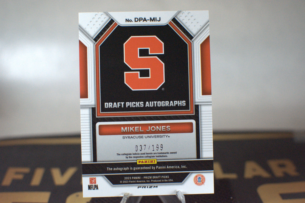 2023 Prizm draft picks MIKEL JONES Red 37/199 Rookie #DPA-MIJ