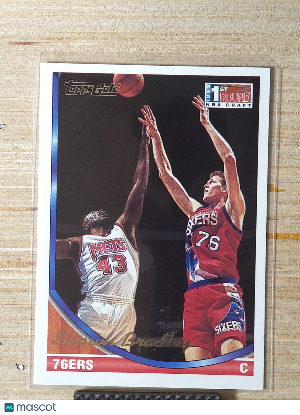 1993-94 Topps - Shawn Bradley #308 (RC) Gold