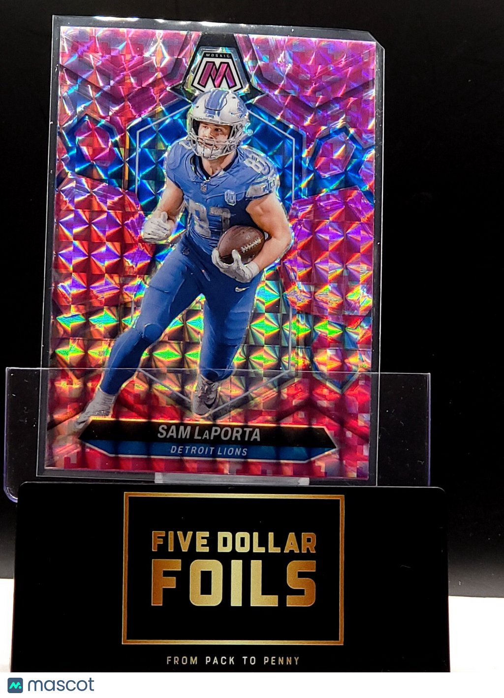 2024 Panini Mosaic # 75 Sam LaPorta Pink Camo
