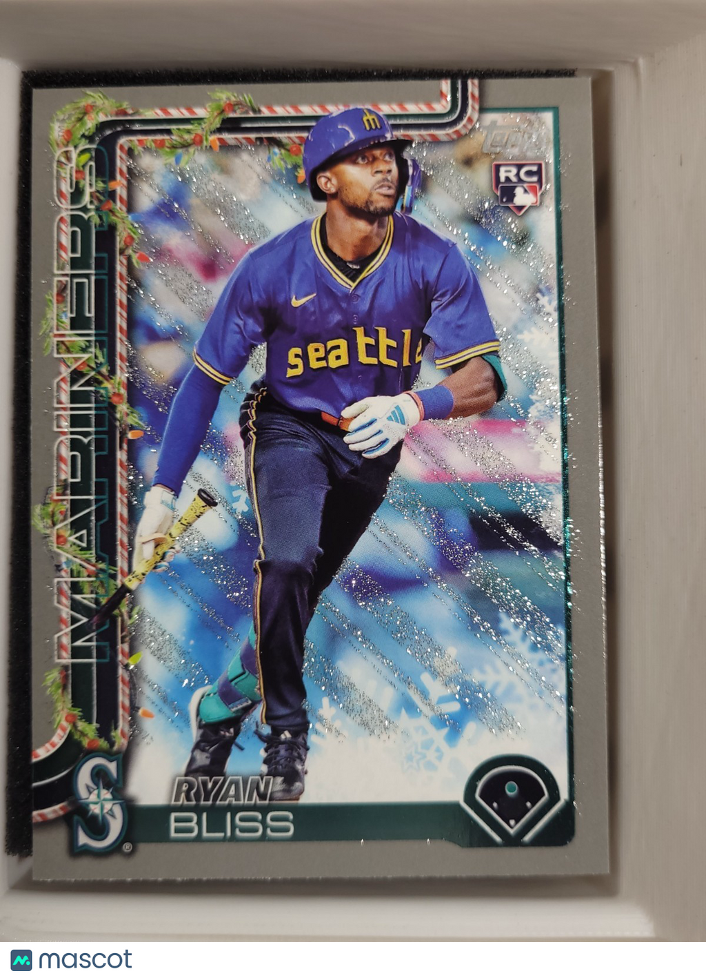 2025 Topps Holiday   - Ryan Bliss #H184 Grey Glitter (RC)
