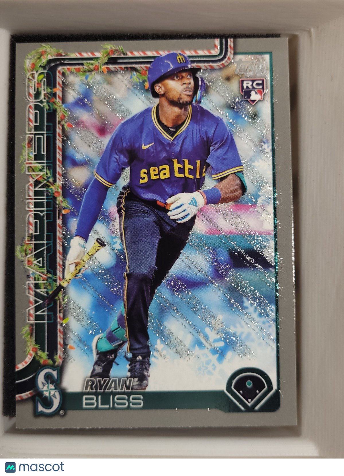 2025 Topps Holiday   - Ryan Bliss #H184 Grey Glitter (RC)