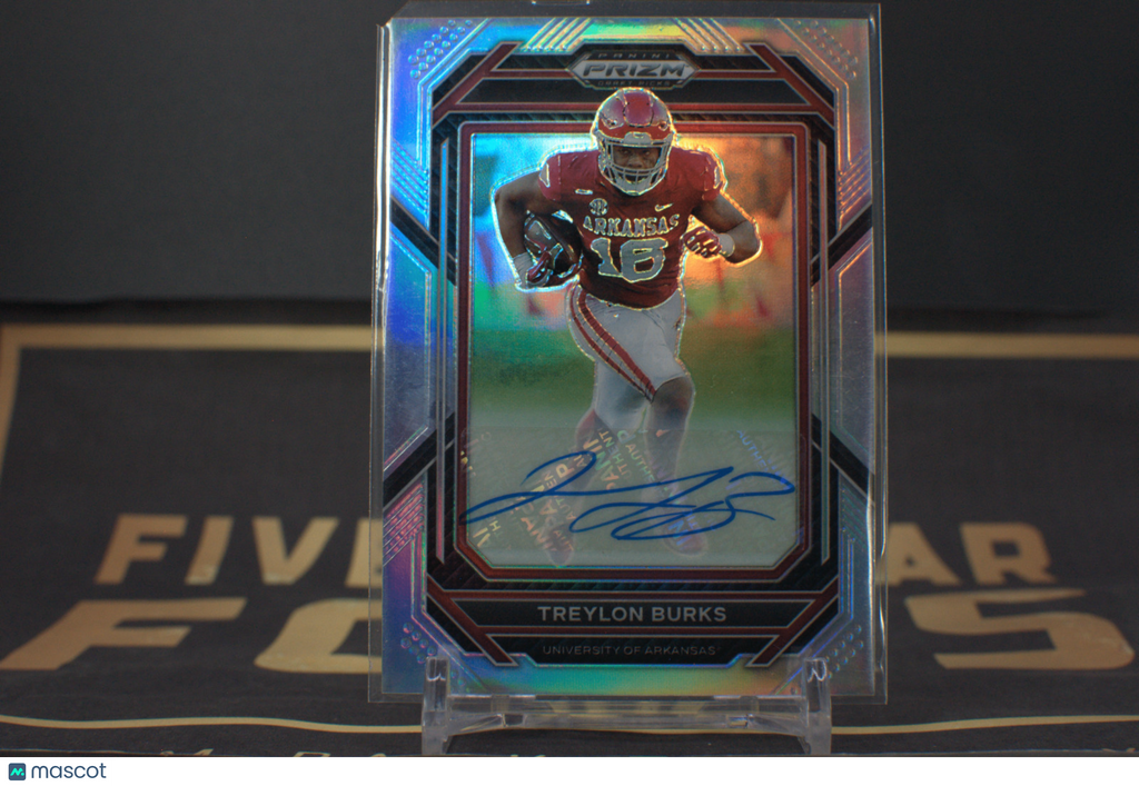 2023 Panini Prizm Draft Picks Treylon Burks [Silver Autograph] #98