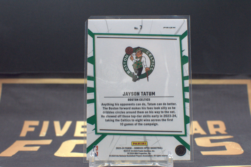 2023 Donruss Optic My House: Jayson Tatum [Purple] #7 **Free Shipping @ $10+**